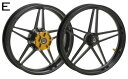 WUKAWA ウカワ ホイール本体 アルミニウム鍛造ホイール Type-E カラー:Titanium CBR600RR 03-04