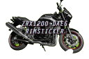 World Walk ワールドウォーク ステッカー・デカール グラフィックリムステッカー カラー:ワインメタリック(メッキカラー) ZRX1200ダエグ