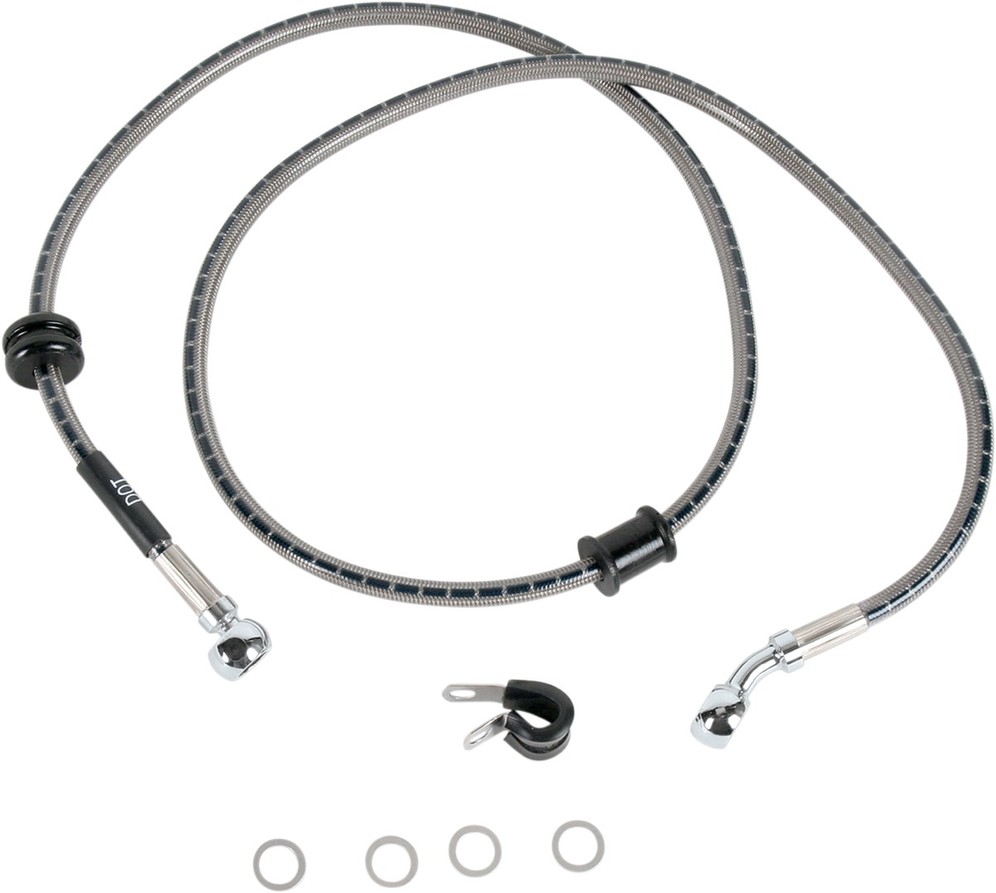 RUSSELL ラッセル LINE BRK FR FURY 10-14 [1741-2497] VT1300CX Fury 2010 - 2014 HONDA ホンダ ブレーキホース・クラッチホース ブレーキ