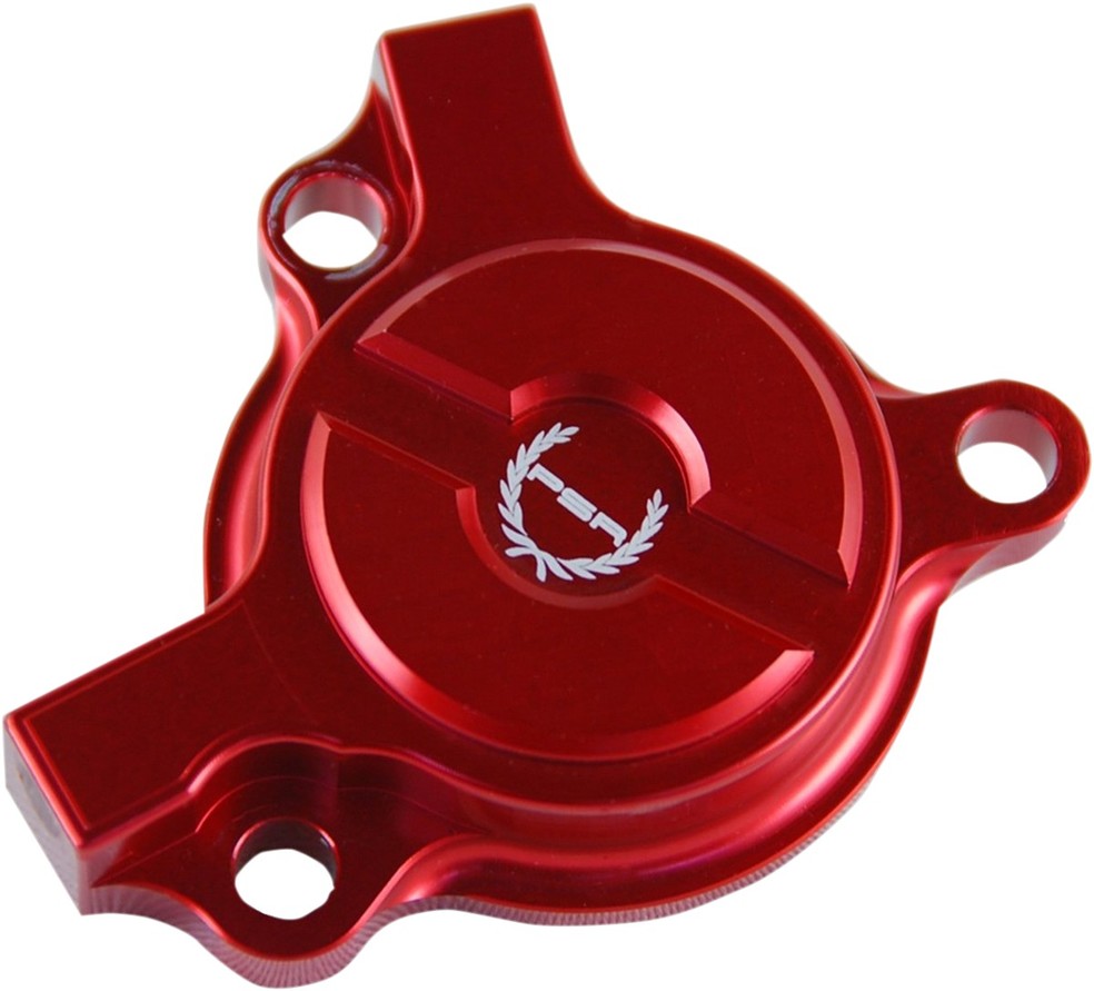 POWERSTANDS RACING パワースタンズレーシング MAGNET OIL FLTR CVR RED [0940-1280] CRF450R 2009 - 2016 CRF450X HONDA ホンダ オイルフィルターカバー エンジンパーツ エンジン