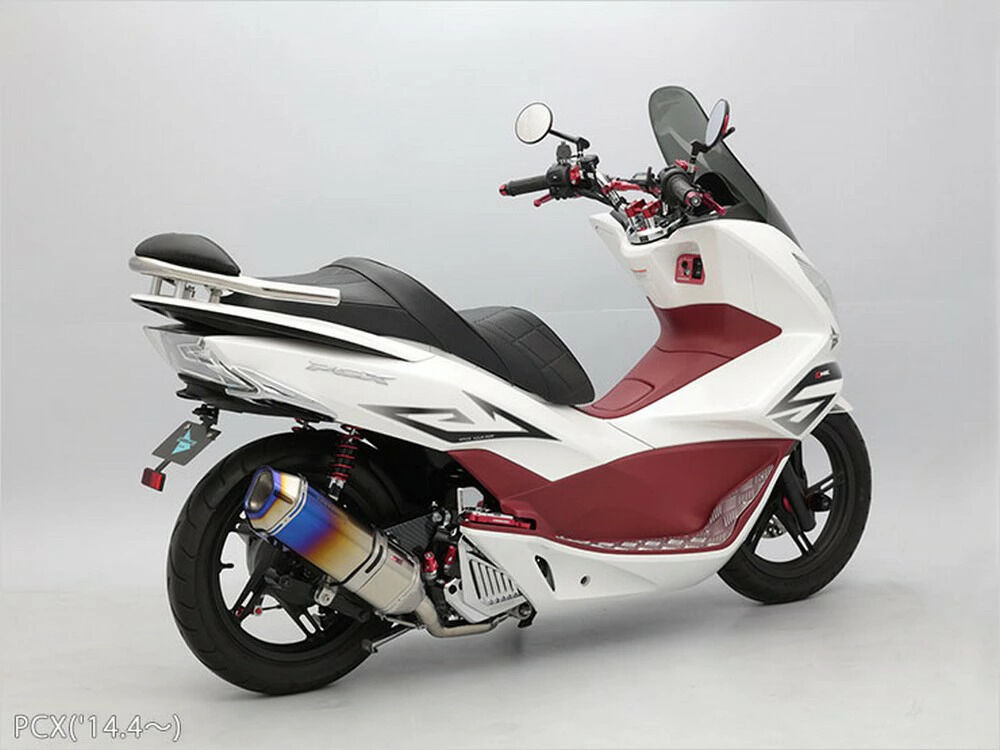 ENDURANCE エンデュランス hi-POWER VM マフラー チタンブルーテール PCX125 PCX150 HONDA ホンダ フルエキゾーストマフラー