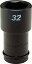 TRUSCO トラスコ中山 工業用品 FPC インパクト セミロング ソケット 差込角19mm 対辺29mm 1.1/