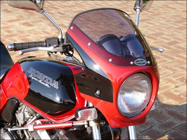 CHIC DESIGN シックデザイン ロードコメット ジェイド HONDA ホンダ ビキニカウル カウル関連 外装 スクリーンカラー：スモーク / カラー：グラニットブルーメタリック