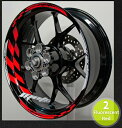 ステッカー・デカール MOTOINKZ モトインクズ GPレーシングホイールストライプ・リムステッカー1(GP Racing Wheel Stripes design 1) フロントホイールサイズ(front):18inch リアホイールサイズ(Rear):18inch