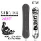 スノーボード2点セット　レディース SABRINA 22-23 GTW + head RXビンディング　【L2】【代引不可】