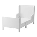 【IKEA/イケア/通販】 BUSUNGE ブースンゲ 伸長式ベッド, ホワイト(a)(50351340)[3]