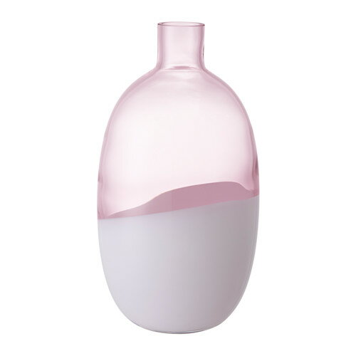 【IKEA/イケア/通販】 FORMLIG 花瓶, ライトピンク, ホワイト(c)(30309776)