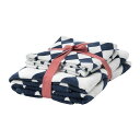 【IKEA/イケア/通販】 VINTER 2018 ヴィンテル 2018 タオル4枚セット, ブルー/ホワイト(a)(80422242)