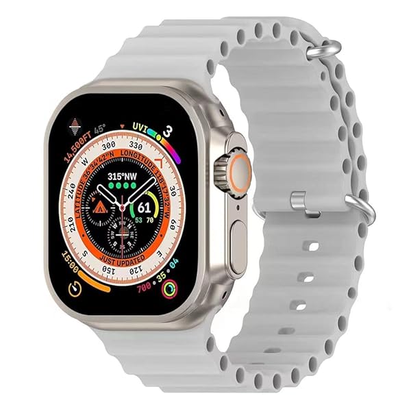 コンパチブル オーシャンバンド for apple watch バンド アップルウォッチ ループバンド スポーツバンド 49mm/45mm/44mm/46mm/42mm 41mm/40mm/38mm軽量 耐食性 強靭 エラストマー アジャスタブルルー