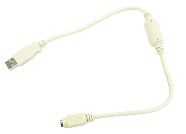《U305M6》 MODEL U305 PS2キーボード/USB変換ケーブル/ウェルコムデザイン通常在庫少