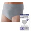【ハッソー】HASOCARE 使いきりパンツ 紳士用 無地グレー (M・L-LL) (20枚×12袋) 〓ケース販売〓【定番在庫】即日・翌日配送可【介護用品】福祉/介護用品【通販】