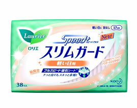 【特売セール】　花王　ロリエ　スピードプラス　スリムガード　軽い日用　【羽なし・17cm】　(38コ入)　【医薬部外品】　【RCPmara1207】　