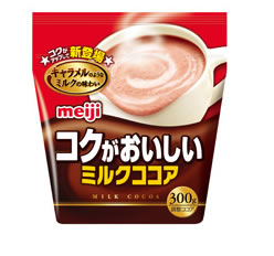 【特売セール】　明治製菓　コクがおいしい　ミルクココア　(300g)　