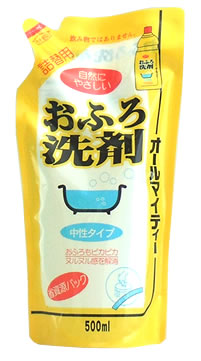 三協油脂　おふろ洗剤　詰替用　(500ml)