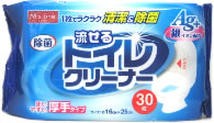 エムズワン　流せるトイレクリーナー　【厚手タイプ】　(30枚入り)　　【いつでもお買い得】