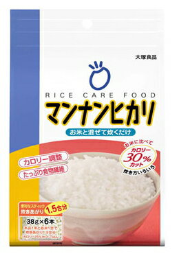 【特売セール】　大塚食品　マンナンヒカリ　【カロリー調整】　(38g×6本)