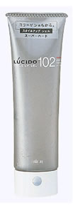 最大ポイント10倍 6/19(金)9:59まで マンダム ルシード スタイルアップヘアジェル 【スーパーハード 102】男性用整髪料 (140g)