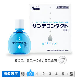 ★エントリーでポイント14倍★　　参天製薬　サンテコンタクト　レンズしたまま点眼　【第3類医薬品】　(12ml)　目薬