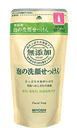 ミヨシ　無添加 泡の洗顔せっけん詰替え　（180ml）　【RCPmara1207】　