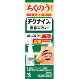 【第2類医薬品】小林製薬 <strong>チクナイン</strong>c点鼻スプレー (30mL) 鼻炎用<strong>点鼻薬</strong>　【セルフメディケーション税制対象商品】