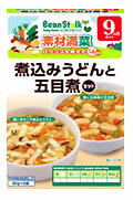 ビーンスタークベビーフード　素材満菜　【煮込みうどんと五目煮セット】　[9カ月頃〜]　(80g×2袋)