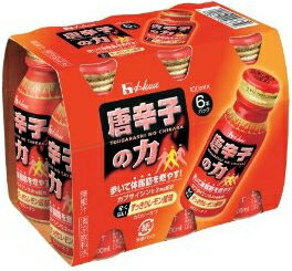 ハウス　唐辛子の力　カプサイシン含有ドリンク　(100ml×6本パック)