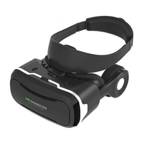 【送料無料】VR SHINECON VRゴーグル　ヘッドホン付き VR眼鏡 スマホ用VR スマホVR 3D眼鏡 3Dメガネ バーチャルリアリティー ゴーグル スマートフォン iPhone android ゲーム 4-6インチのスマホに対応