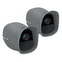 kwmobile 2x Arlo Pro/Pro 2 Smart 用 ケース - シリコン 監視カメラ 保護カバー 防犯カメラ用