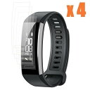 Aresh Compatible Huawei Band 2 Proに対応 保護フィルム 耐指紋 スクラッチ防止 99% 高透過率 薄型フイルム スクリーン保護フィルムCompatible Huawei Band 2 Pro(4-PACK)
