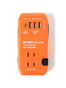 (ビーピーアールビームス)bpr BEAMS/モバイルケース・カバー BEAMS AC&USB タップ ORANGE FREE