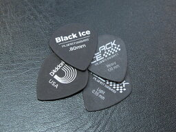 【1枚売り】Planet Waves プラネットウェーブス Duralin Black Ice Pick デュラリン ジャズシェイプ<strong>ピック</strong> (ロットにより、やや灰色があり、混在する場合がございます、色合いのご指定もできません、ご了承のうえご注文下さいませ。)