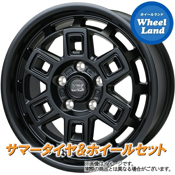 【20日(月)クーポンでお得!!】【タイヤ交換対象】ミツビシ デリカD:5 CV5W/CV1W 4WD ホットスタッフ マッドクロス アイヴァー マットBK ヨコハマ ジオランダー X-AT G016 215/70R16 16インチ サマータイヤ&ホイールセット 4本1台分