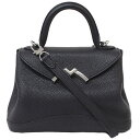 (モワナ)MOYNAT ミニ ギャビー 2way ハンドバッグ 黒 箱袋【中古】