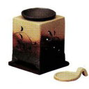 【その他】【インテリア置物・掛け時計】SS-P6099-08 窯変角茶香炉(板付)