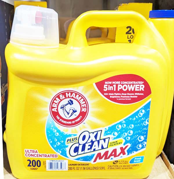 あす楽★即納【COSTCO】コストコ通販【ARM&HAMMER】アームアンドハンマー プラス オキシクリーン 液体洗濯洗剤 5.9L 200ロード