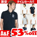 あす楽★Abercrombie & Fitch/アバクロ/メンズポロシャツ/全5色/正規品/スーパークールビズ/クールビズ/通販/直営店買い付け【goaw_mens】