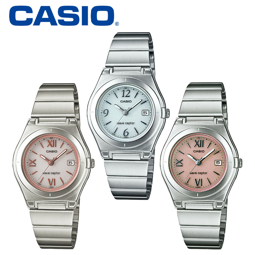 【送料無料＆ポイント5倍】 カシオ CASIO 腕時計 レディース ソーラー電波時計 電波…...:wide:10062203