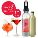 「ツイスパソーダ」カートリッジ 10個セット SODAA-CH10 炭酸水 炭酸カートリッジ