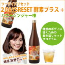 【送料無料】 2DAYS RESET 酵素プラス ハニージンジャー味 2本セット 酵素ドリンク 酵素液 ドリンク 酵素 ファスティング 酵素飲料 ダイエット 酵素ダイエット 断食 ファスティングダイエット プチ断食 プチ断食ダイエット diet 蛯原英里 通販 drink 激安 ランキング 売れ筋