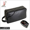 【送料無料】セカンドバッグ メンズ 本革 LUGGEX ラジェックス ナイルポーチ 2層式【15-0007】 ブランド セカンドバッグ メンズ ポーチ 二重式 セカンドバッグ メンズバッグ 豊岡製鞄 カバン かばん 鞄 ビジネス バッグ 男性 ラジックス ブラック BAG ナイル クラッチバッグ