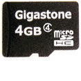 0636 Gigastone MicroSD SDHC 4GB(SDアダプターなし)Class4準拠