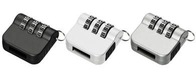 【GREEN　HOUSE】GH-USB-LOCK　　USBロックキャップUSB端子を物理的にロックするダイヤル錠、桁のダイヤルは任意の番号に変更可能