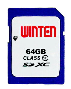 1042 WINTEN SDXCメモリーカード[64GB] WT-SX10-64GB Class10準拠