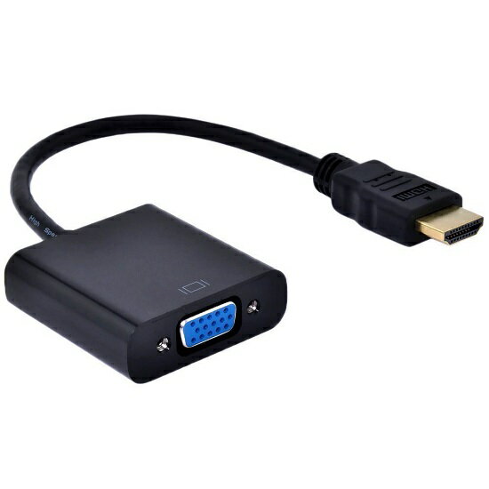 HDMI to VGA 変換アダプタ 変換 アダプタ 変換ケーブル ケーブル Adapte…...:windykids:10001271