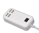USBハブ 4ポート 充電器 USB ハブ hub USB急速充電器 ACアダプタ チャージャー 充電 コンセント IPAD IPHONE IPHONE6 plus /GALAXY S6 s5 note3 edge/iPad mini/Xperia z3 z2 miniタブレット スマートホン メール便 送料無料