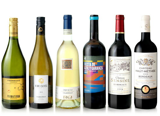 仏×ＮZのコラボや、気になるイタリア＆スペイン ワインまで 飲んで美味しい、知って嬉しいワインが盛り沢山 泡１白２赤３モクヨンセット( 別 追加６本同梱可) 2012年6月度
