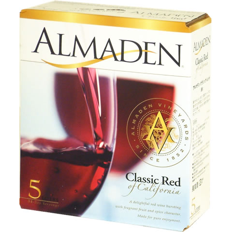 【送料無料】 【赤】アルマデン クラシック・レッド バッグインボックス 5,000ml ボックスワイン BOXワイン  