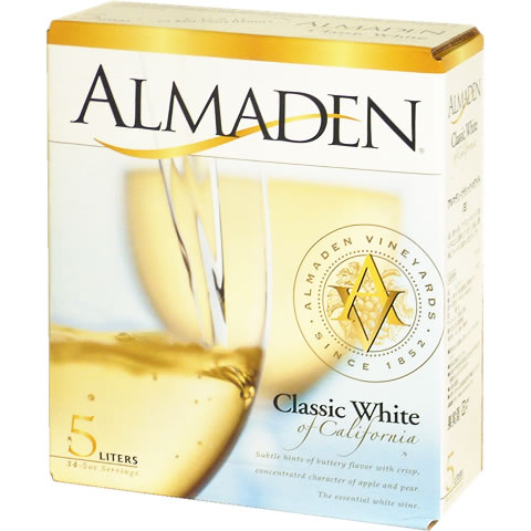 【送料無料】【白】アルマデン クラシック・ホワイト バッグインボックス 5,000ml ボックスワイン BOXワイン  