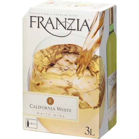 【BOXよりどり6個で送料無料】　【白】フランジア　ホワイト　バッグインボックス 3,000ml 　ボックスワイン　BOXワイン