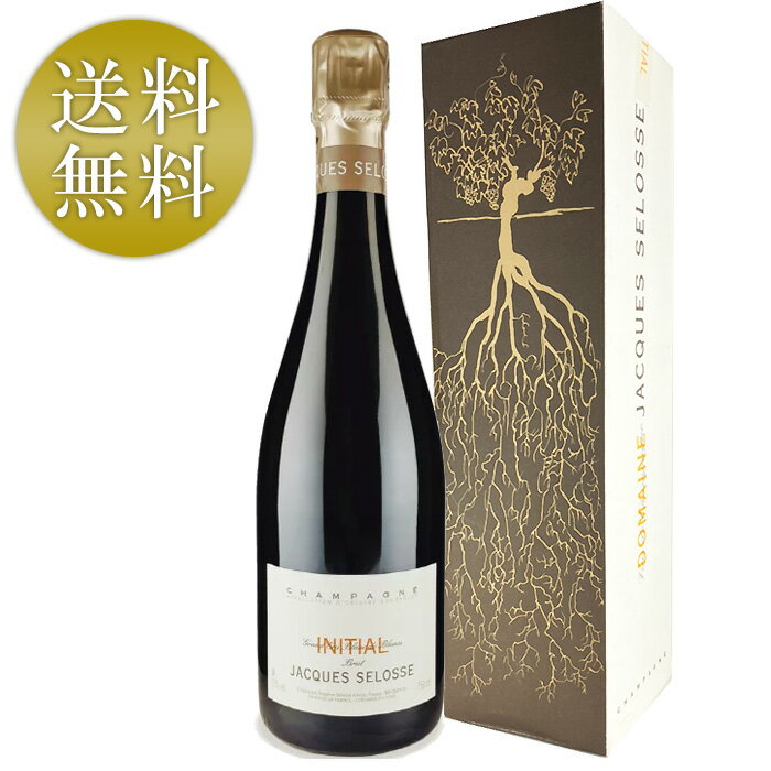 ジャック セロス ブリュット イニシャル 箱付 ギフトボックス NV 750ml 泡白 シャンパーニュ シャンパン フランス Jacques Selosse Brut Initial Grand Cru ワインアドヴォケイト94点 ワイン バレンタイン ギフト 誕生日 プレゼント